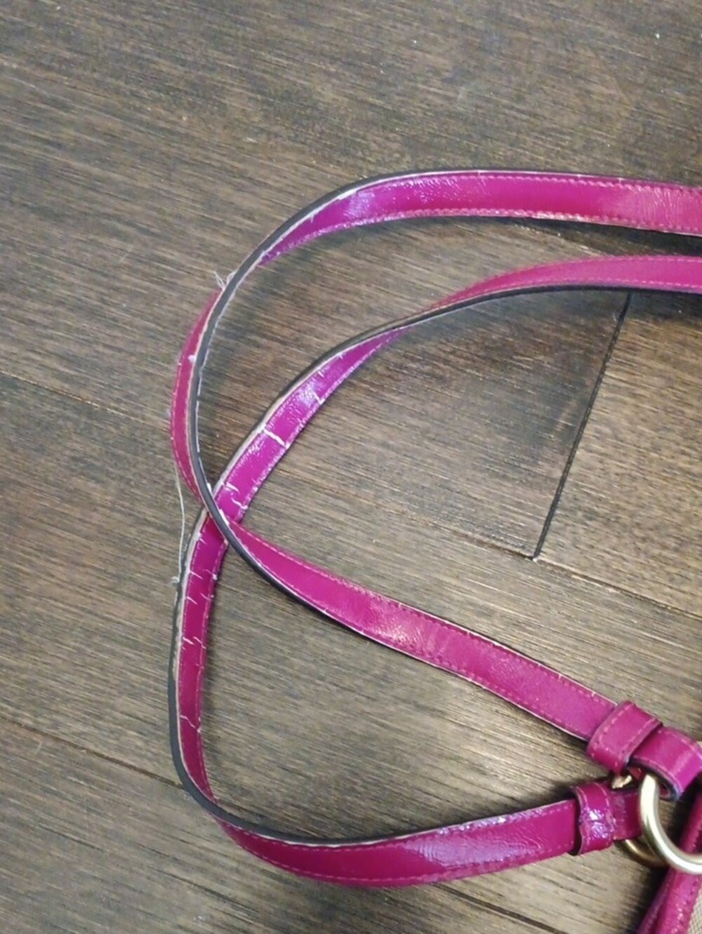 ^ Coach Peyton Signature Pink Clover Pocket Small Tote - Picture 16 of 16
